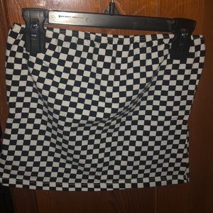 Checker board tube top 😍